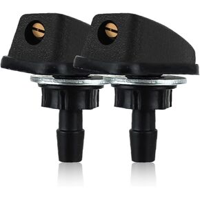 2PCS Car Front Windshield Washer Nozzle Kit, Automotive Wiper Nozzles, 0.31"Adjustable Vehicle Wiper Nozzle Replacements, Universal Automotive Windshield Sprayer for Most Cars, Trucks