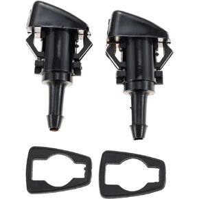 4805742AC Wiper Washer Sprayer Nozzle Fits for 2009-2024 Dodge RAM 1500-5500, 2PCS Heavy Duty Trucks Windshield Washer Spray Nozzles