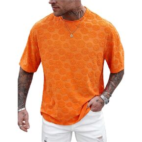 Tops Tees Floral Tops Crewneck Shirt قصير الأكمام