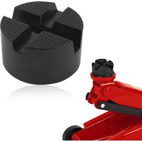Car Pinch Weld Jack Pad,Cross Slotted Rubber Jack Stand Pads Floor Jack Pad Provides Cushioning and Non-Slipping,Universal 3 Ton Jack Pads for Floor Jack Car Accessories for Jack Stand