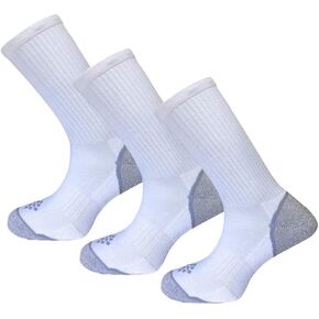Women's Crew Socks - Sport Socks with Compression + Infrared - 3 Pairs