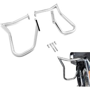 Mofun الخلفي بار الحرس السرج السرج متوافق مع Harley Softail Deluxe FLSTN 2005-2017 ، Chrome