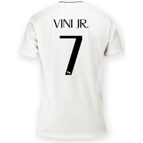 Real Madrid Jersey. Real Madrid Home Shirt 24/25 Vini JR 7#. 100% Polyester. Classic fit. Official RM Soccer Jersey.