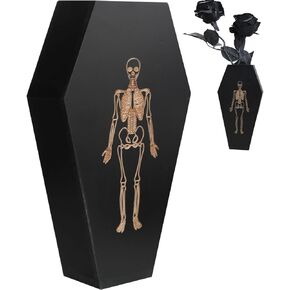 3 Pcs Black Wooden Wall Flower Planter for Gothic Home Decor - Dark Boho Wall Vase Goth Decor with Etched Sun Moon Phases (No Black Rose)