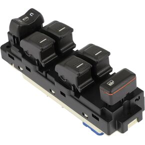 Window Switch Power Window Switch Master Control Switch Front Replacement fits for 2004-2012 Chevy Colorado Crew Cab 2004-2012 GMC Canyon Crew Cab 2006-2010 Hummer H3 2009-2010 Hummer H3T 25779767