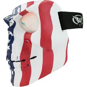 Global Vision Skull Mask Mask Riding Riding Goggles Covel Coverage Coverage American Flag Patter