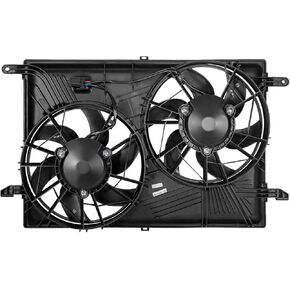 DNA Motoring OEM-RF-0128 GM3115219 Factory Style Radiator Cooling Fan Assembly Replacement,Black
