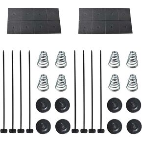 Fan Mounting Kit, Push Through Fan Zip Ties Straps, Electric Radiator Fan Installation Kit, Hold Down Mounting Kit for Electric Cooling Fan, Transmission Cooler, Universal Car Accessories (3 Set)