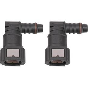 24PCS Fuel Line Quick Release Connect Nylon Straight Push-On Connector Kit