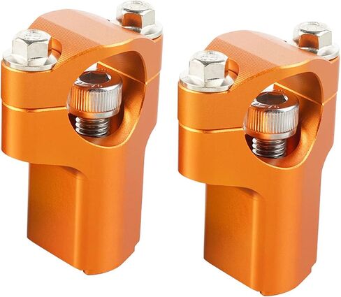 Motorcycle Handlebar Mounts Clamp Riser Aluminum Compatible with KTM 125-530 SX/SXF/XC/XCF/XCW/EXC/EXCF 2005-2015 125-500 XCW/EXC/EXCF 2016-2023 690 SMC 2008-2010,See fitment in Saudi Arabia