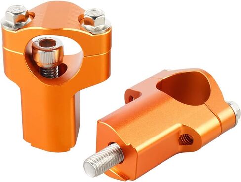 Motorcycle Handlebar Mounts Clamp Riser Aluminum Compatible with KTM 125-530 SX/SXF/XC/XCF/XCW/EXC/EXCF 2005-2015 125-500 XCW/EXC/EXCF 2016-2023 690 SMC 2008-2010,See fitment in Saudi Arabia
