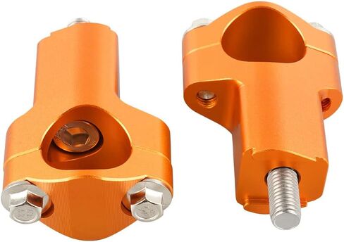 Motorcycle Handlebar Mounts Clamp Riser Aluminum Compatible with KTM 125-530 SX/SXF/XC/XCF/XCW/EXC/EXCF 2005-2015 125-500 XCW/EXC/EXCF 2016-2023 690 SMC 2008-2010,See fitment in Saudi Arabia