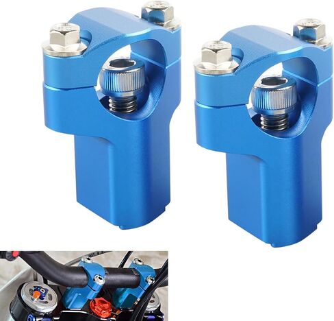Motorcycle Handlebar Mounts Clamp Riser Aluminum Compatible with KTM 125-530 SX/SXF/XC/XCF/XCW/EXC/EXCF 2005-2015 125-500 XCW/EXC/EXCF 2016-2023 690 SMC 2008-2010,See fitment in Saudi Arabia