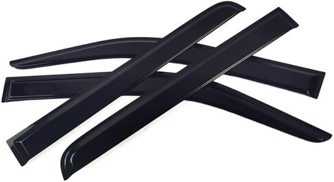 واقي نافذة درع النافذة لفورد F150 2004-2014 ، 4pcs نافذة نافذة حراسة النافذة المنحرفات الرياح لفورد F150 2004-2014 TAPE-ON in Kuwait