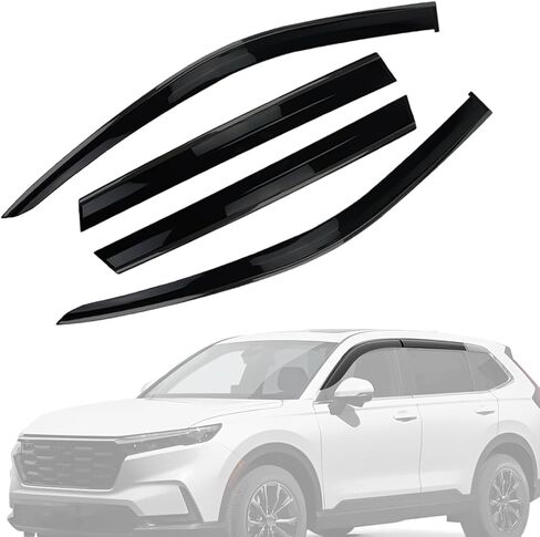 Window Visors Rain Guards Fit 2022, 2023, 2024, 2025 Honda Civic Sedan Side Window Deflectors Vent Shades Sun Visors Mugen Style Tape-On 4PCS in Saudi Arabia