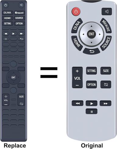 New 86170-45030 Replacement Remote Control fit for 2015-2017 Toyota Sienna Rear DVD Entertainment System 8617045030R 8617045030L in Saudi Arabia