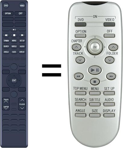 New 86170-45030 Replacement Remote Control fit for 2015-2017 Toyota Sienna Rear DVD Entertainment System 8617045030R 8617045030L in Saudi Arabia