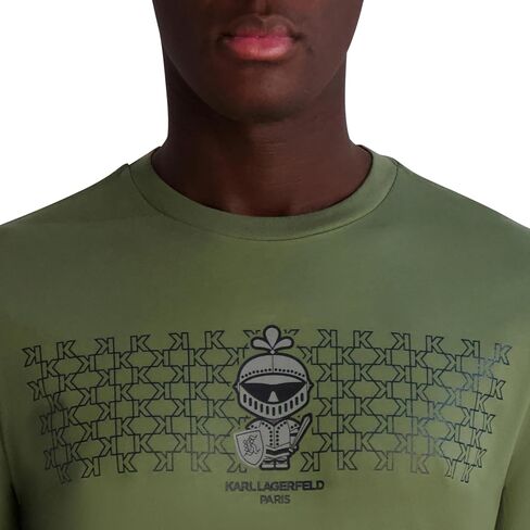 Karl Lagerfeld Paris Men's Short Sleeve Crewneck Graphic Design T-Shirt in Saudi Arabia
