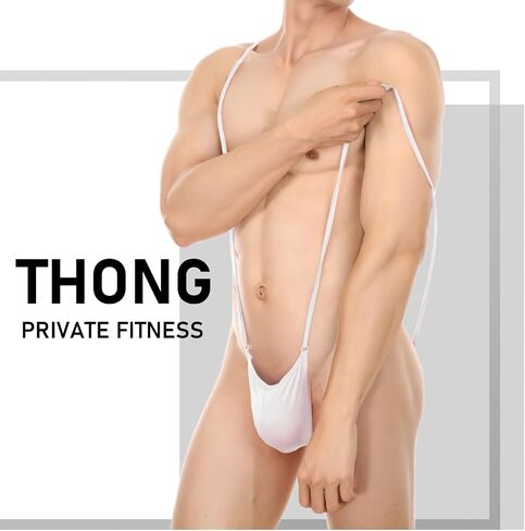 Mens Sexy Mankini Thong, Male Lingerie Adjustable Suspender One Piece Bodysuit Strap Bulge Pouch G-String Brief in Saudi Arabia