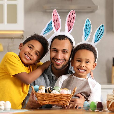 2pcs أفخم عيد الفصح أرنب الأذنين رئيس أذن أذن عقال عقال عيد الفصح للنساء حفلة عيد الهالوين in Kuwait