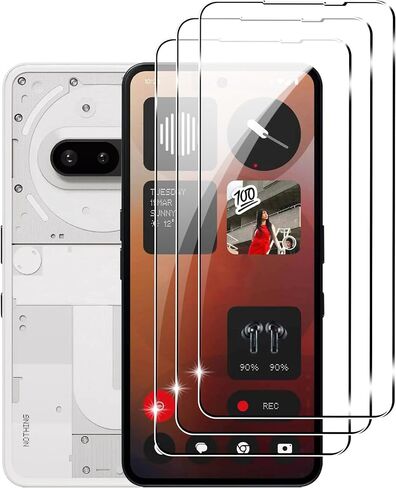 for iPhone 16 6.1 inch Screen Protector,[2+2 Pack] Back Screen Protector+Camera Lens Protector,9H,Tempered Glass,Bubble-Free,Anti-Scratch in Saudi Arabia