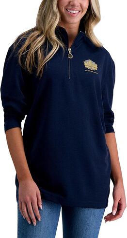 Haggar Pro Football Hall of Fame Mock Neck Quarter Zip pullover in Kuwait