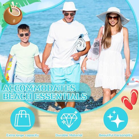 42L 42 LAGE MESH BACK BAG 10 جيوب حمام السباحة مع حقيبة شاطئية سستة XL مع مقابض وأشرطة الكتف in Kuwait