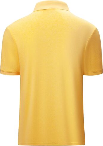 ZITY Mens Polo Shirts Short Sleeve Moisture Wicking Performance Golf Shirt Casual Collared Button Polo T-Shirt in Kuwait