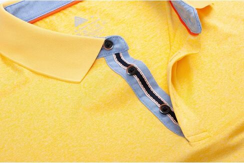 ZITY Mens Polo Shirts Short Sleeve Moisture Wicking Performance Golf Shirt Casual Collared Button Polo T-Shirt in Kuwait
