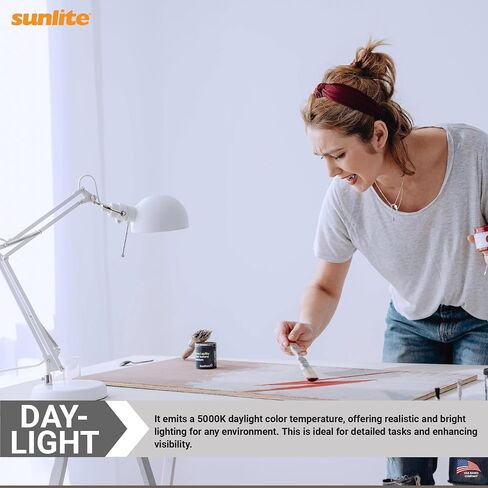 Sunlite Compact Fluorescent Single U-Shaped Twin Tube Light Bulb, 13 Watts, 120 Volts, 720 Lumens, 2-Pin GX23 Base, 2700K Soft White, 10 Pack in Saudi Arabia