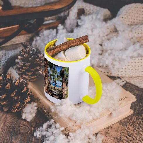 3dRose Palms Line Myrtle Beach South Carolina Magic Transforming Mug, 11-Ounce in Saudi Arabia