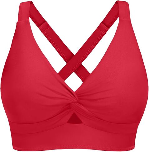 Women Underwire Bikini Top Only - Push Up Swimsuit Top Large Bust Bathing Suit Tops 2025 Supportive Swim Tops in Saudi Arabia