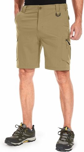 Mens Cargo Shorts, Lightweight Hiking Shorts for Men, Multi-Pocket Quick Dry Fishing ShortsFor Golf,Camping, Travel in Kuwait