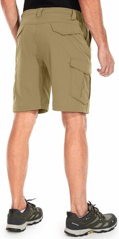 Mens Cargo Shorts, Lightweight Hiking Shorts for Men, Multi-Pocket Quick Dry Fishing ShortsFor Golf,Camping, Travel in Kuwait