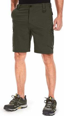 Mens Cargo Shorts, Lightweight Hiking Shorts for Men, Multi-Pocket Quick Dry Fishing ShortsFor Golf,Camping, Travel in Kuwait