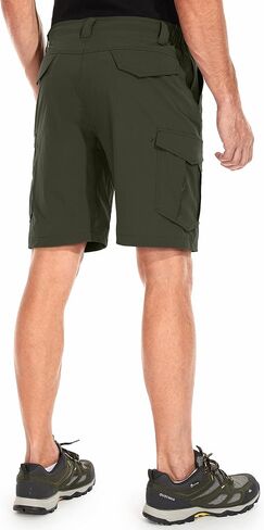 Mens Cargo Shorts, Lightweight Hiking Shorts for Men, Multi-Pocket Quick Dry Fishing ShortsFor Golf,Camping, Travel in Kuwait