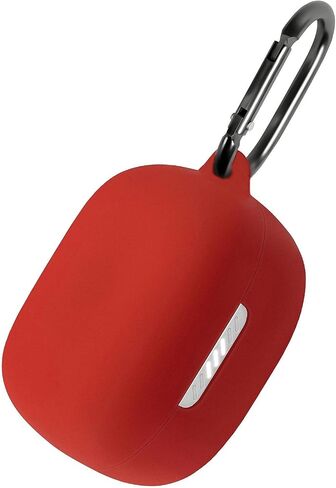 Geiomoo Silicone Case for JBL Tune Buds, Protective Cover with Carabiner (Navy Blue) in Saudi Arabia