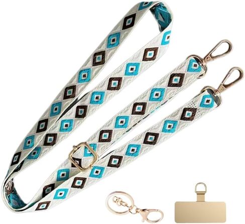 Adjustable Phone Strap Cute Guitar Strap Designer Crossbody Bag, Perfect Womens Clear Bag Accessory Cell Phone Tether Lanyard in Saudi Arabia