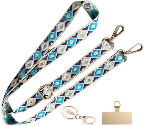 Adjustable Phone Strap Cute Guitar Strap Designer Crossbody Bag, Perfect Womens Clear Bag Accessory Cell Phone Tether Lanyard in Saudi Arabia