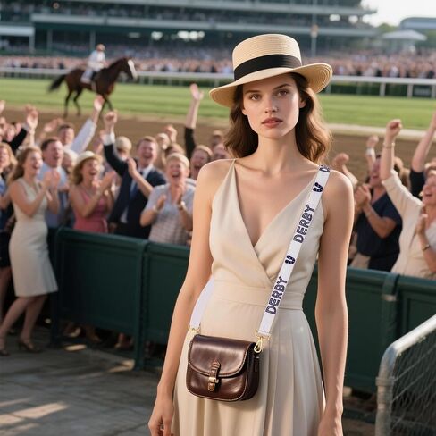 NVENF محفظة حزام Kentucky Derby محفظة استبدال السباق حصان كروس كتف حزام ملحقات Derby ملحقات (النمط F) in Kuwait