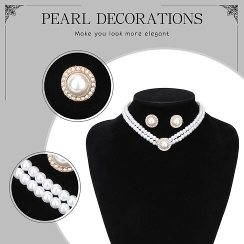 الخمسينيات من القرن الماضي قبعات للنساء 4pcs derby hat قبعات شاي الحفلات قبعات رئيس الرأس مع مجموعة من المجوهرات لؤلؤة الدانتيل in Kuwait