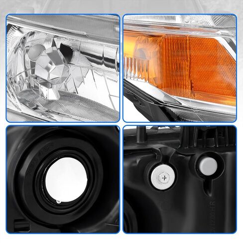 DWVO Projector Headlights Assembly with Daytime Running Lamps Compatible with 2016 2017 2018 2019 2020 2021 Civic Headlamp Replacement Pair Black Housing in Saudi Arabia