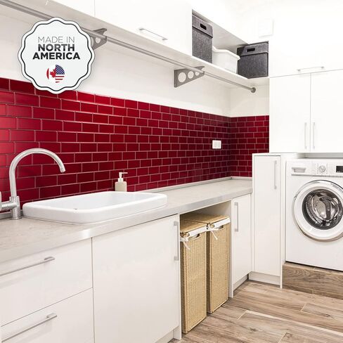 قشر البلاط الذكي والعصا باكسبلاش - 5 أوراق من 11.56 "× 8.38" - قشر لاصق ثلاثي الأبعاد و backsplash للمطبخ ، الحمام ، بلاط الجدار in Kuwait