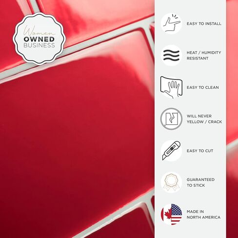 قشر البلاط الذكي والعصا باكسبلاش - 5 أوراق من 11.56 "× 8.38" - قشر لاصق ثلاثي الأبعاد و backsplash للمطبخ ، الحمام ، بلاط الجدار in Kuwait