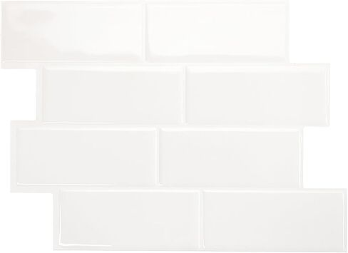 قشر البلاط الذكي والعصا باكسبلاش - 5 أوراق من 11.56 "× 8.38" - قشر لاصق ثلاثي الأبعاد و backsplash للمطبخ ، الحمام ، بلاط الجدار in Kuwait