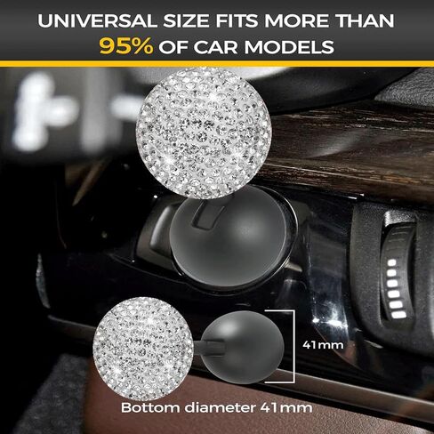 Bling Car Push Starter Button Cover One-Touch Car Push to Start Accessories Joystick Cover Suitable for Cars, and More for Women Girl with Long Nails (Colorful) in Saudi Arabia