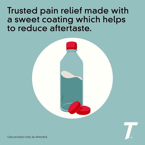 Tylenol Extra Pround Pain Reliever & Fever Complucer ، أقراص مستديرة ، 500 ملغ من حبوب آلام الأسيتامينوفين للصداع ، ألم في الأسنان وآلام التهاب المفاصل ، 24 CT in Saudi Arabia