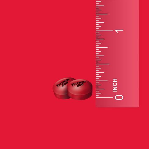 Tylenol Extra Pround Pain Reliever & Fever Complucer ، أقراص مستديرة ، 500 ملغ من حبوب آلام الأسيتامينوفين للصداع ، ألم في الأسنان وآلام التهاب المفاصل ، 24 CT in Saudi Arabia