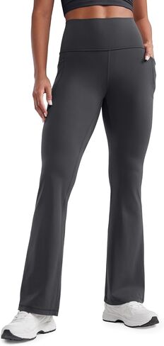 CRZ YOGA Womens Butterluxe High Waist Flare Pants 31.5" - Yoga Bootcut with Side Pockets Wide Leg Lounge Casual in Saudi Arabia