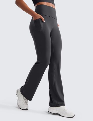 CRZ YOGA Womens Butterluxe High Waist Flare Pants 31.5" - Yoga Bootcut with Side Pockets Wide Leg Lounge Casual in Saudi Arabia
